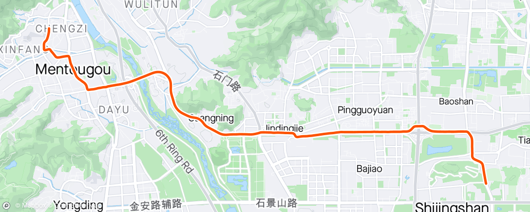 Map of the activity, 午后骑行 ⛅