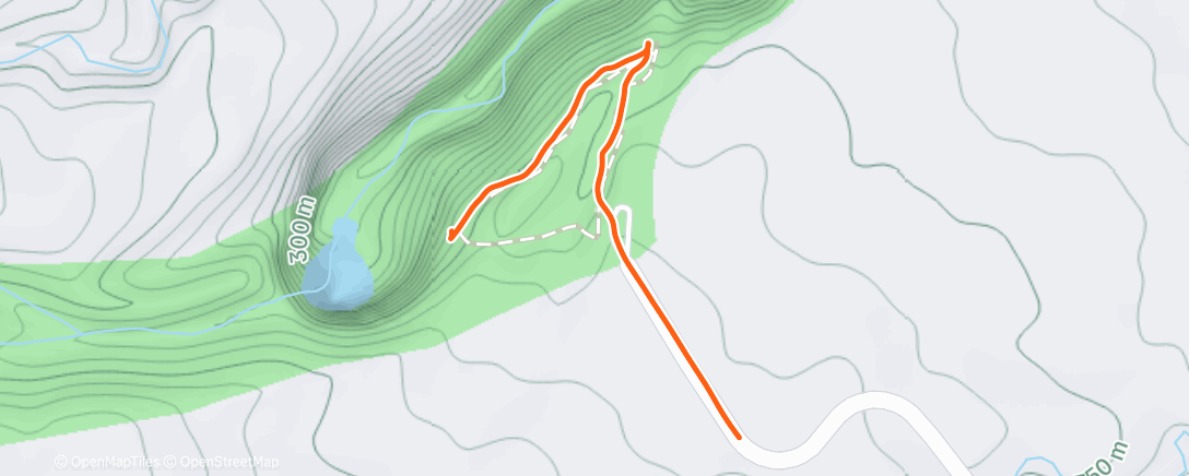 Map of the activity, Lunch Walk