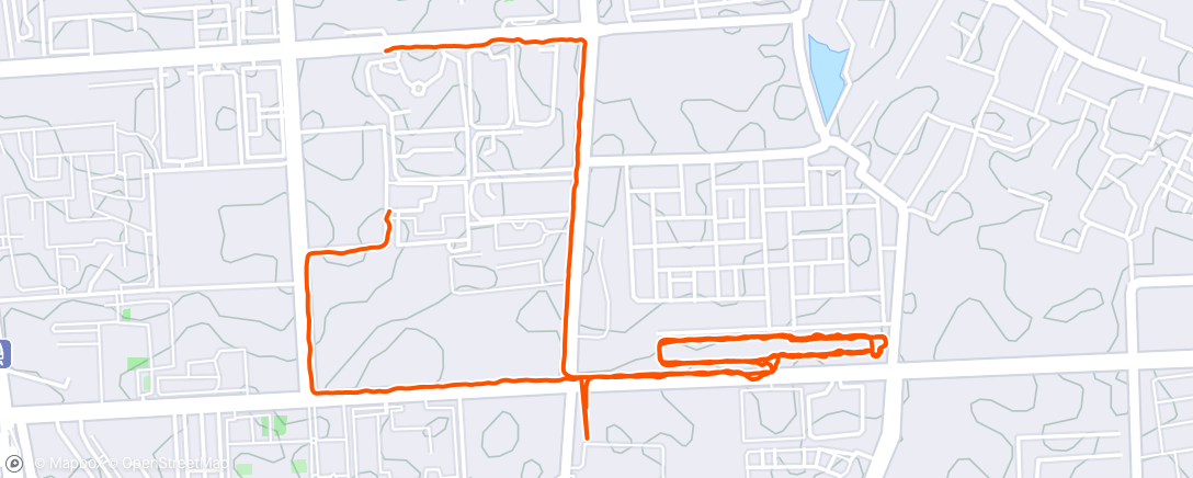 Kaart van de activiteit “Morning run”