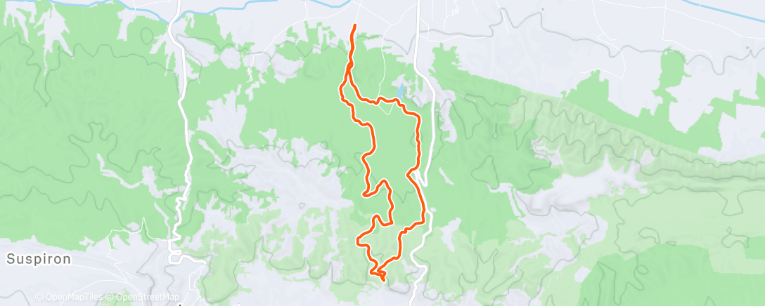Map of the activity, Alpilles ☔