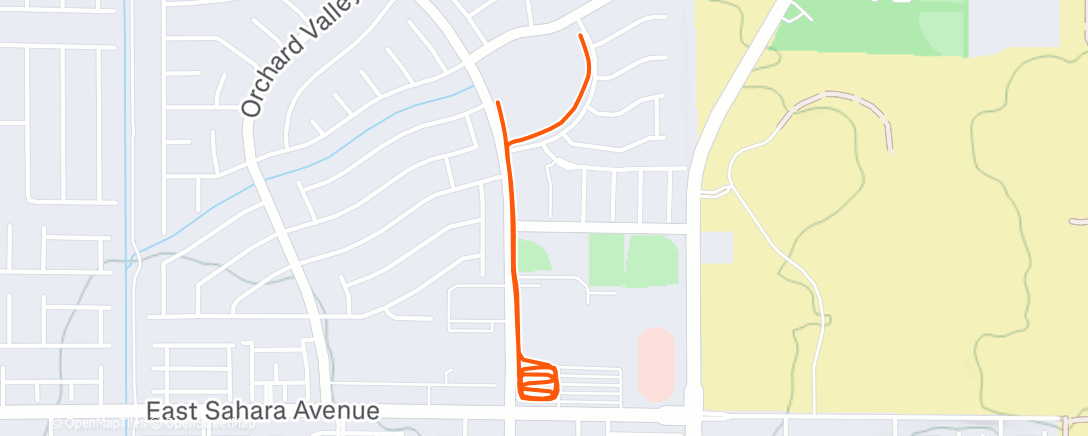 Карта физической активности (Afternoon Ride)