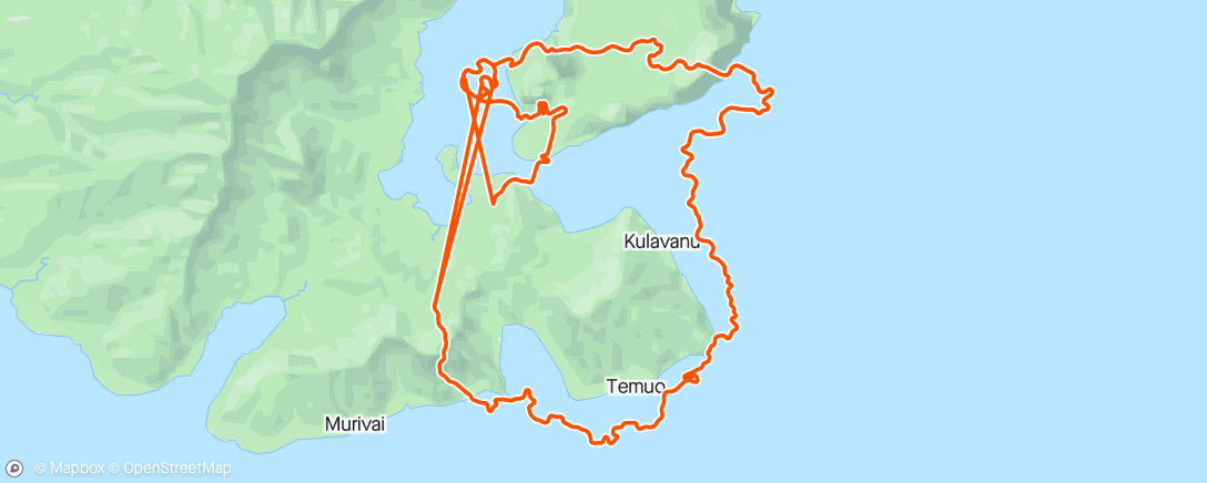 Map of the activity, Zwift.