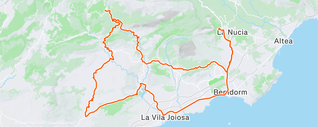 Map of the activity, Morning Ride