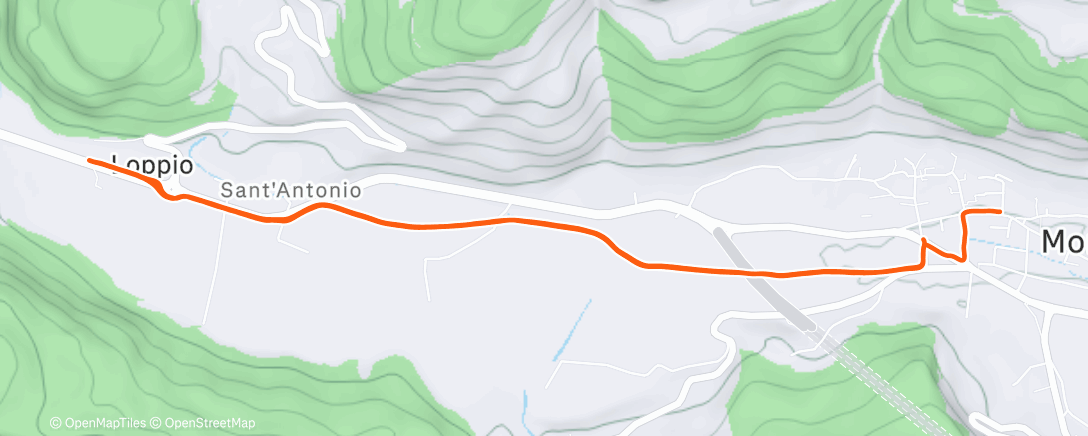 Карта физической активности (Corsa serale)