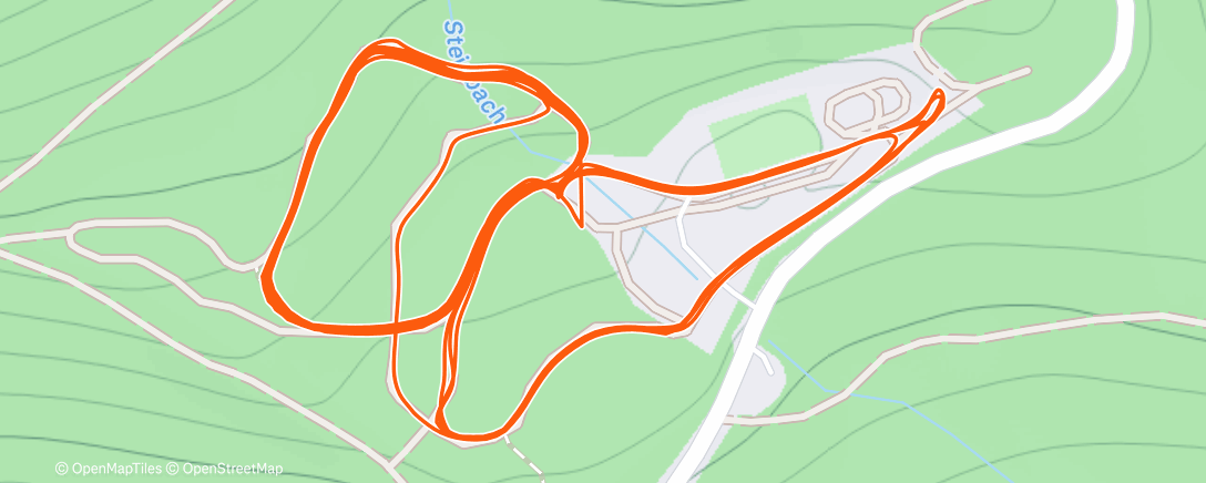Map of the activity, Ski Nordisch zur Mittagszeit