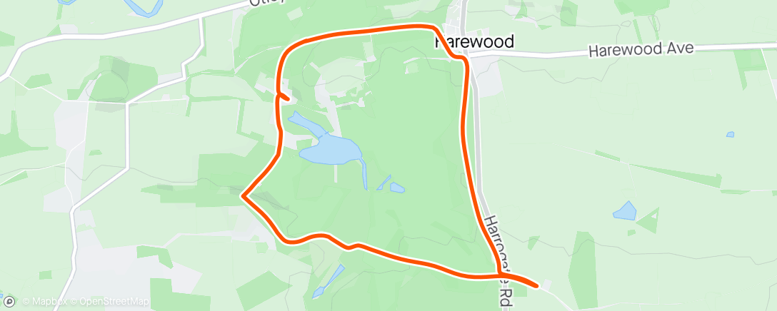 Карта физической активности (Harewood woods mtb with the family)