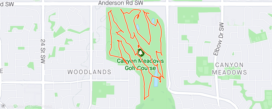 Mappa dell'attività Morning Golf