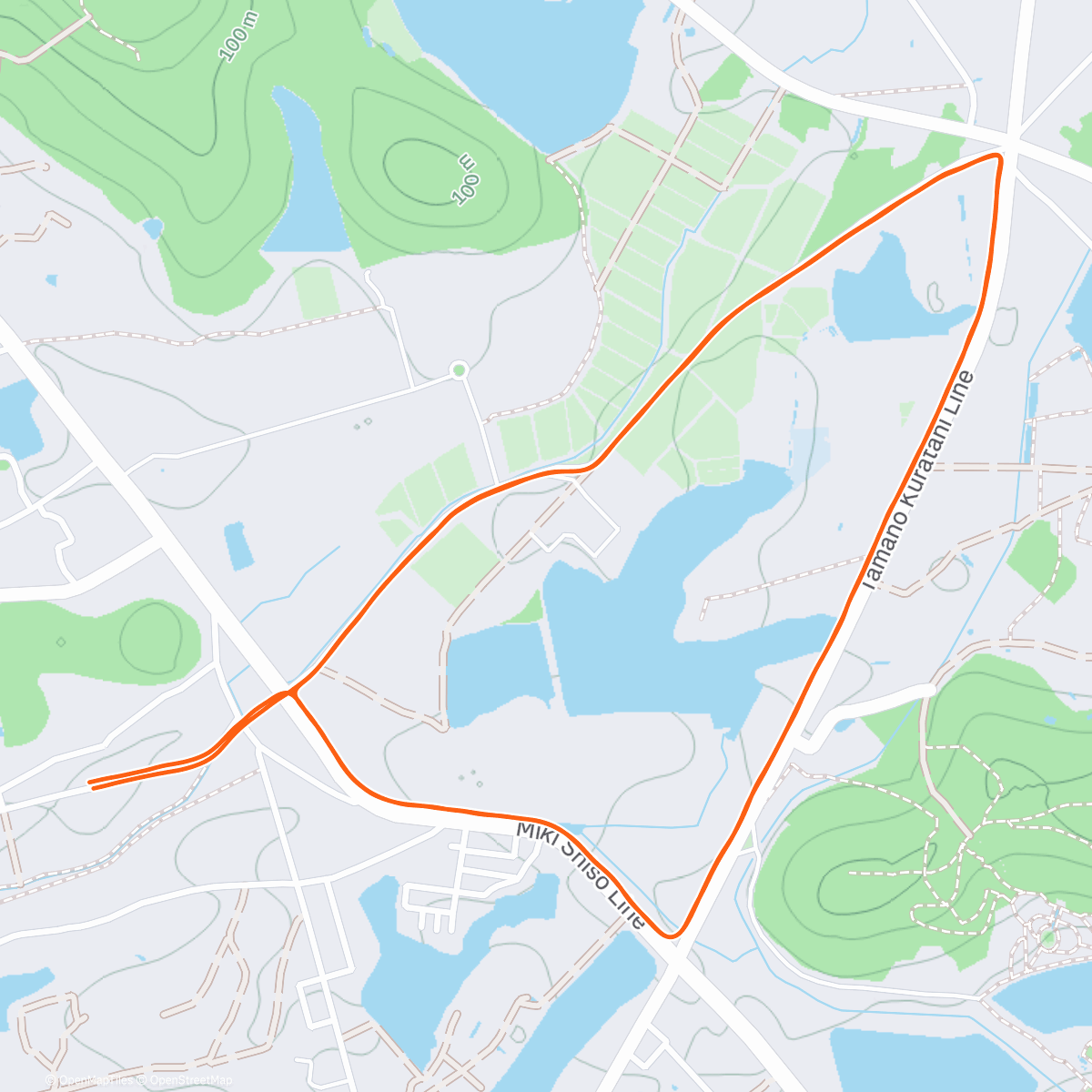 Map of the activity, 親子ラン