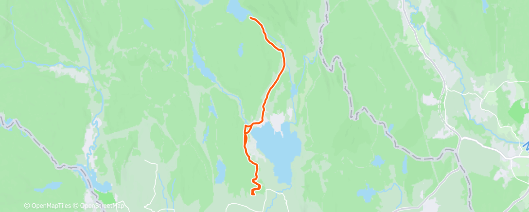 Map of the activity, Hønetur