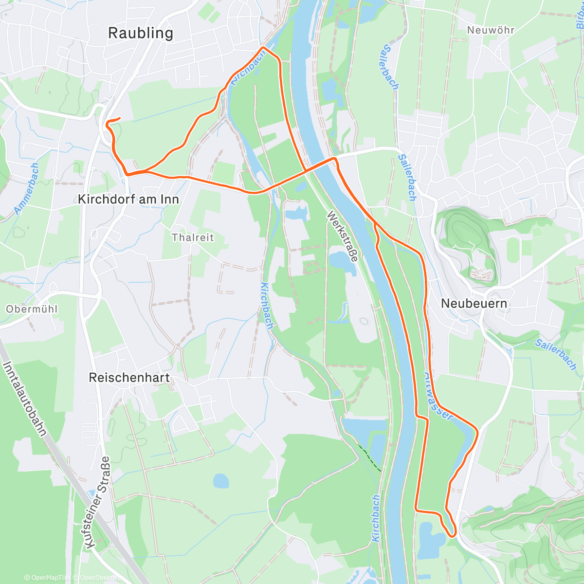 Map of the activity, Family Christmas Round 🎄