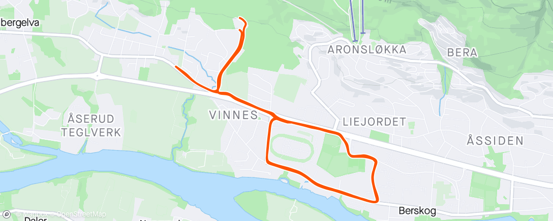 Map of the activity, 4x2,5 km 📈