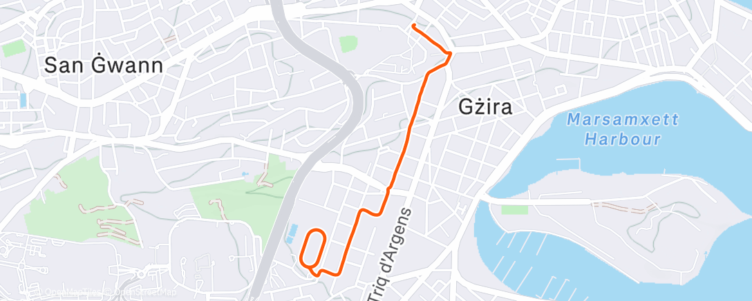 Карта физической активности (Утренний забег)