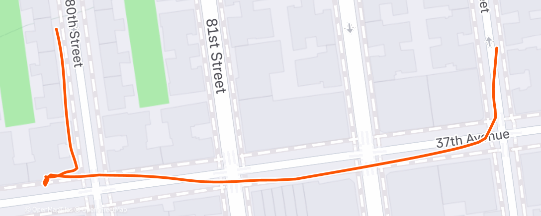 Map of the activity, Lil Chinese food run