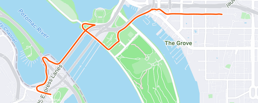 Map of the activity, Lunch Ride