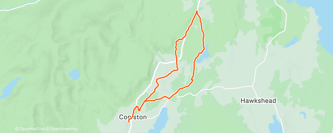 Map of the activity, Running Christmas dinner off