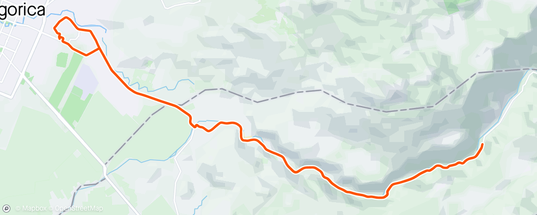 Map of the activity, 16. Kanjon Cijevne