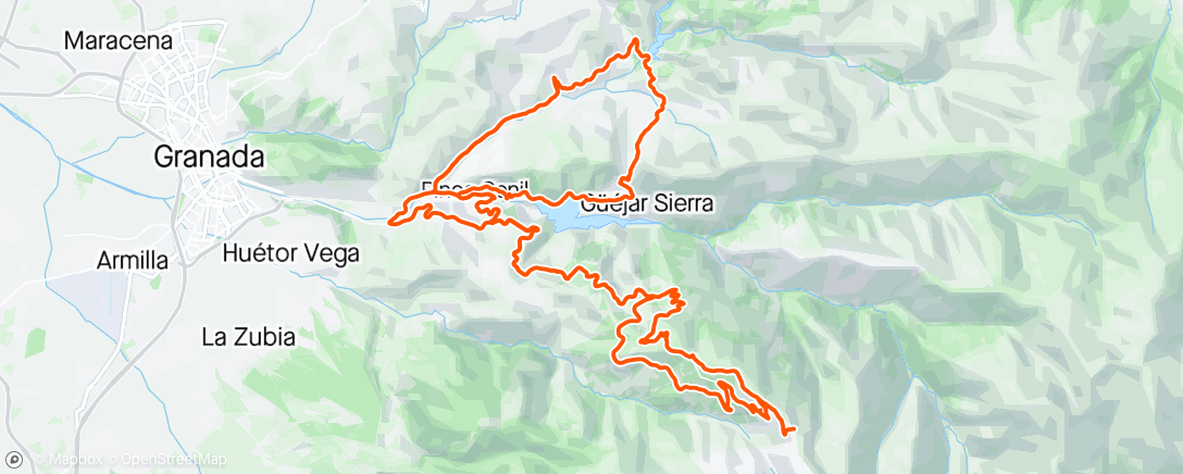 Map of the activity, Sierra #12