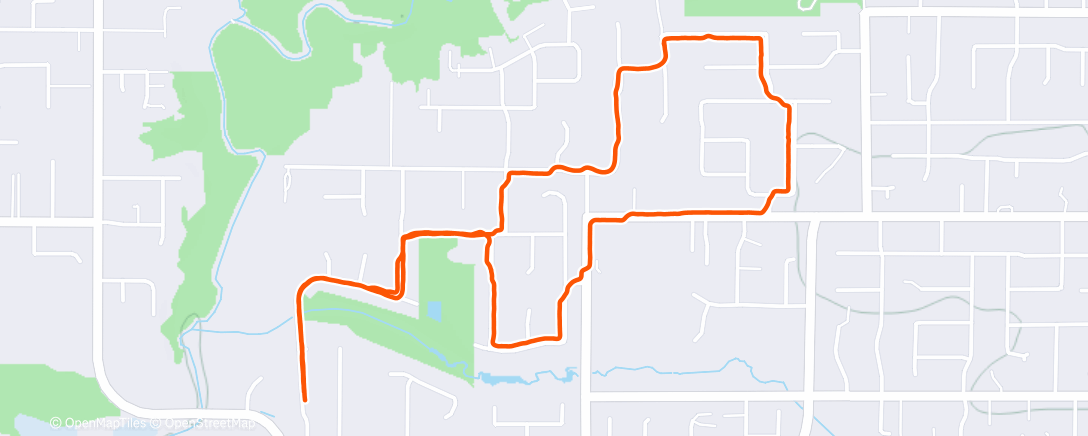 Map of the activity, Christmas Badge