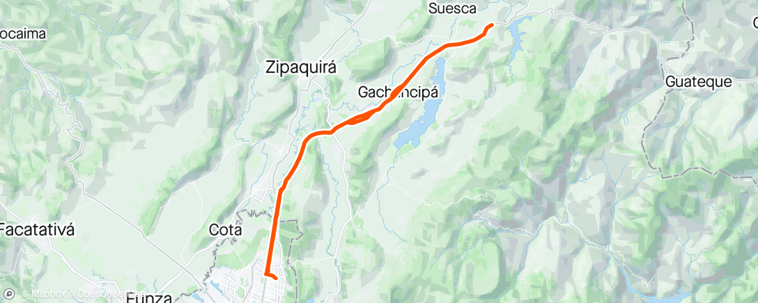Karte der Aktivität „Sisga y de regreso.”