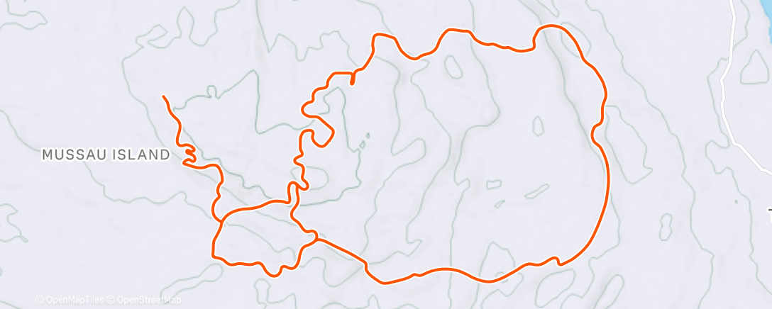 Map of the activity, TrainingPeaks Virtual - Workout: Rapidià e Forza massima