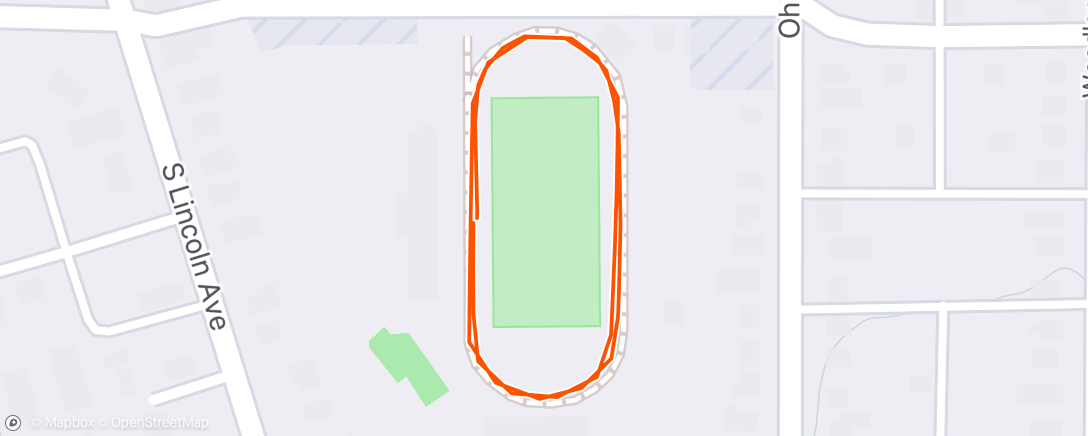 Map of the activity, thursday down