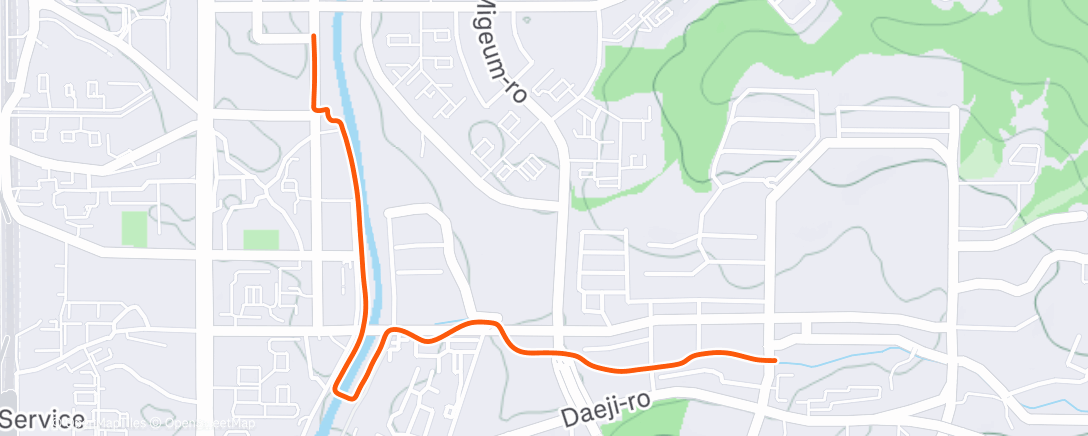 Карта физической активности (Evening Ride)