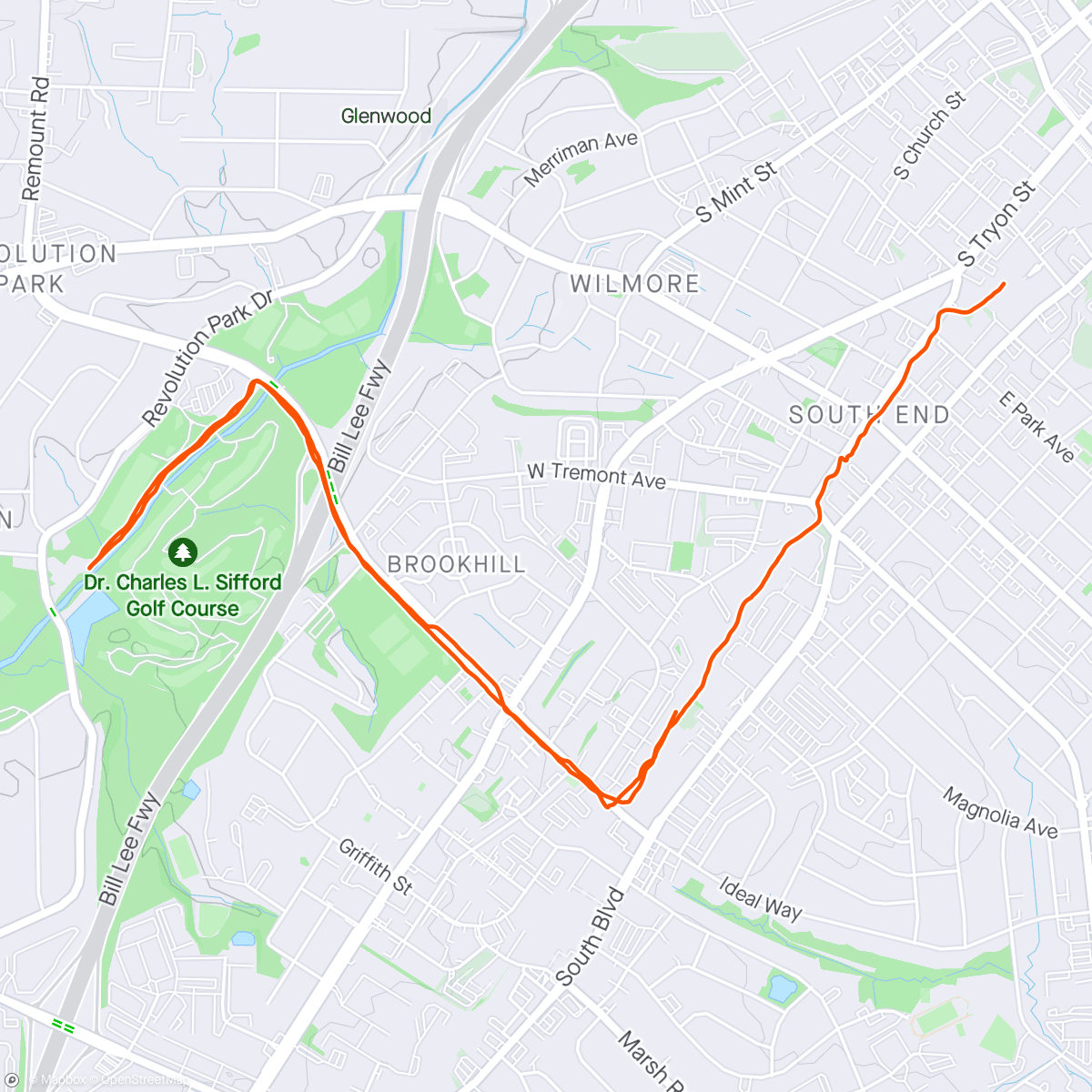 Map of the activity, Relaxing morning run 🙏🏼