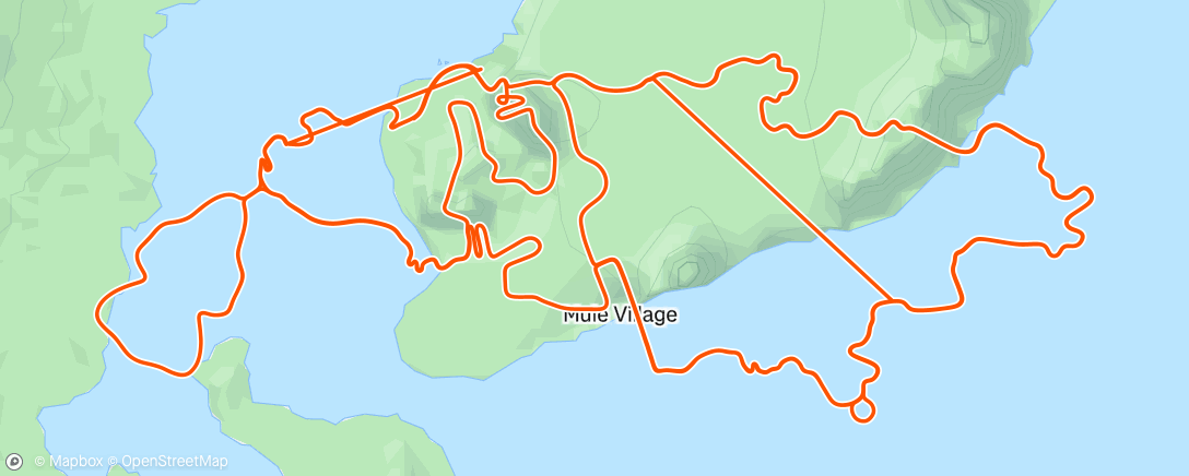 Map of the activity, Zwift Festive 500 Group