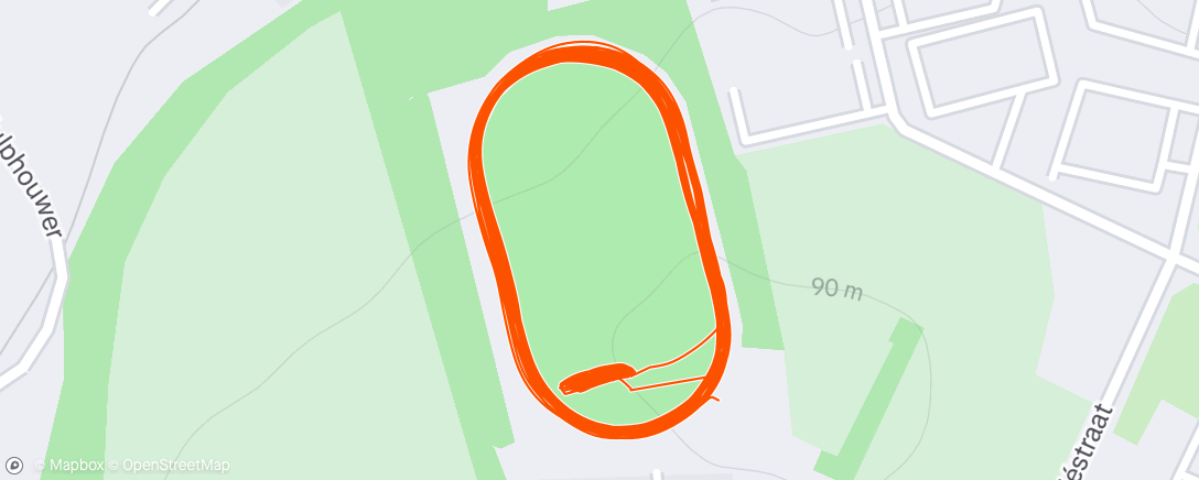 Map of the activity, Lekker intervallen