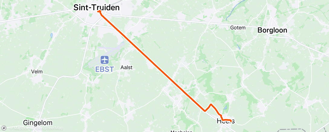 Map of the activity, Namiddagrit