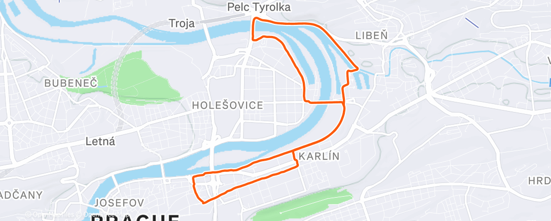 Map of the activity, Stromohrot