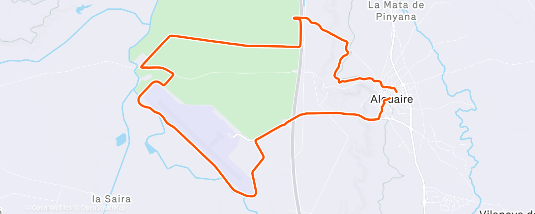 Map of the activity, Excursión de mañana