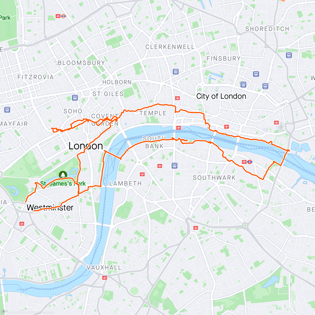 活动地图，London