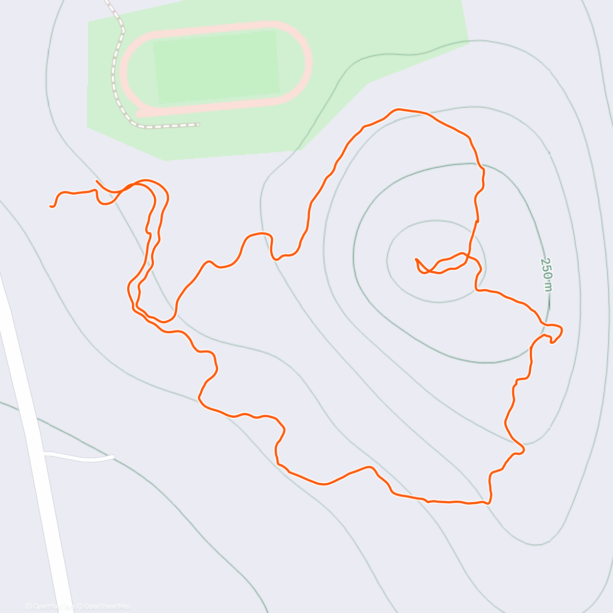 Map of the activity, Pre Christmas dinner dog hike, kids and grandchildren heading over.