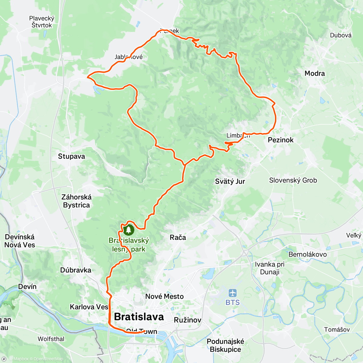 Map of the activity, ŠRKN