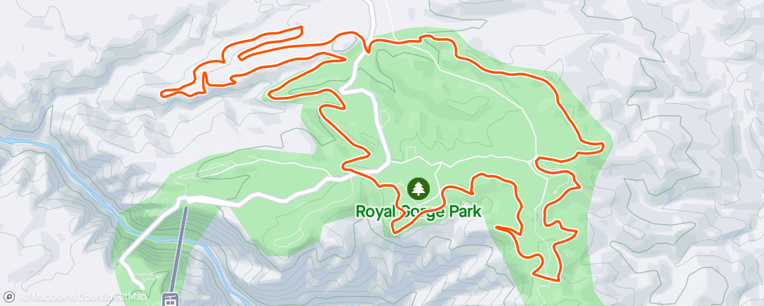 Carte de l'activité Royal Gorge Lap 2