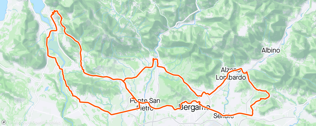 Map of the activity, Bergamo #8
