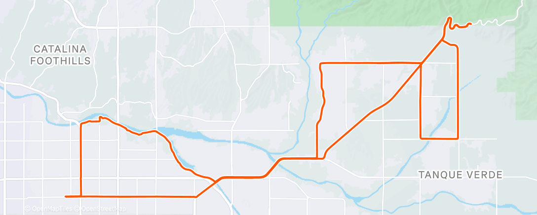 Map of the activity, First VO2 Workout 👀