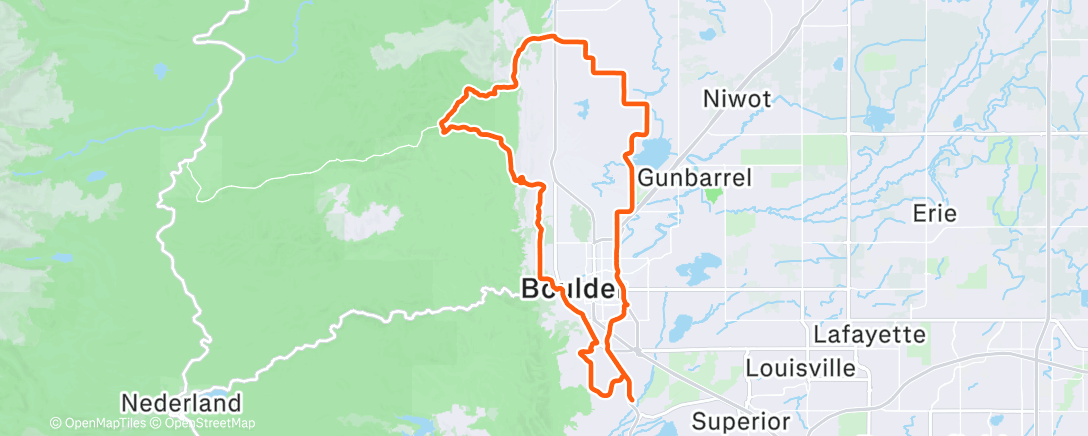 Map of the activity, Left Hill + miniCAR