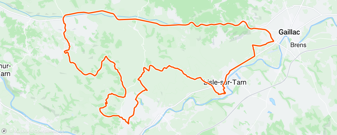Map of the activity, Montgaillard