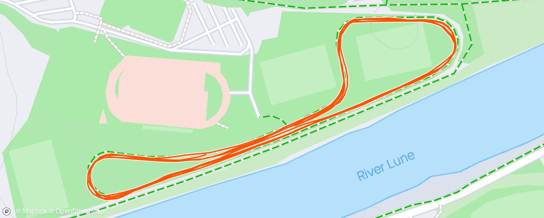 Map of the activity, Power of 5K - Officially a PB (17:46)