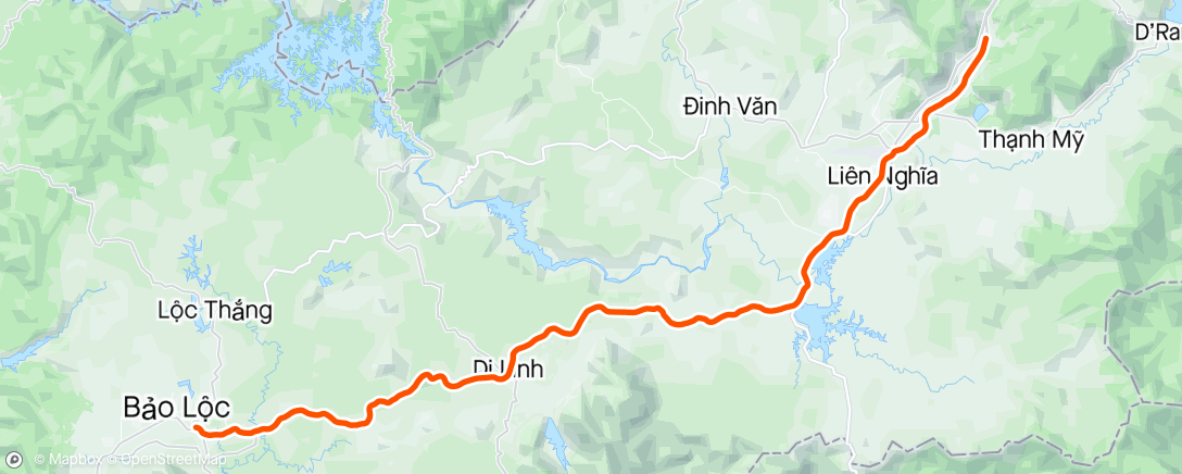 Map of the activity, HTV Cup 19 stage