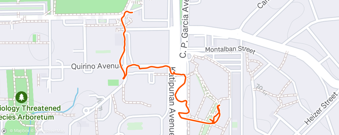 Map of the activity, 2025-05-31 walk 3