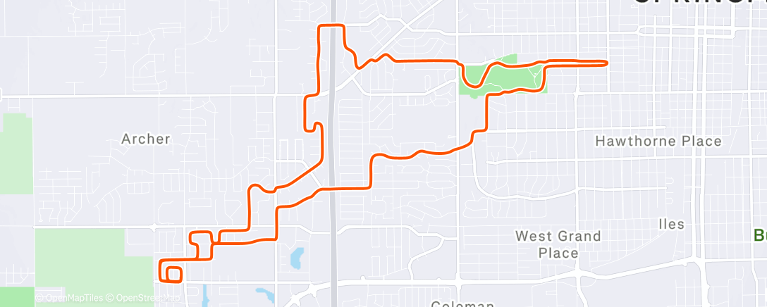 Map of the activity, 🥶🚴🏽‍♂️