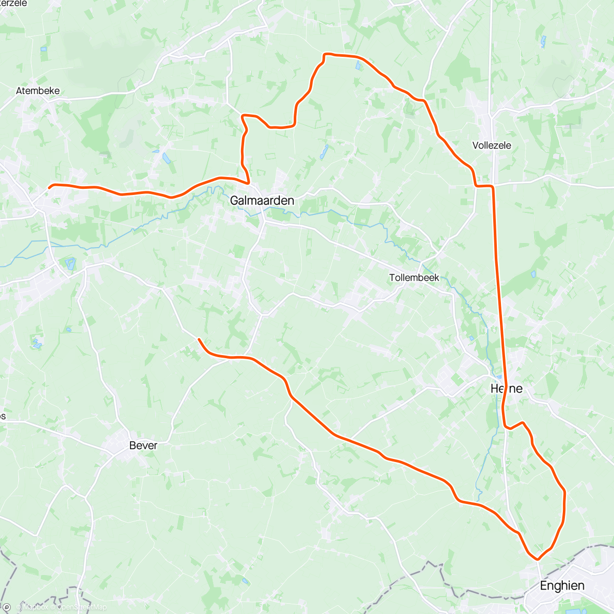 Map of the activity, ROUVY - Race: Challenge Geraardsbergen | Belgium 40 km