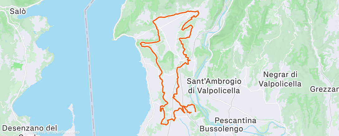 Map of the activity, Gravel ondulato con Leo liv3