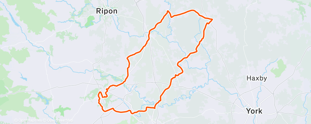 Map of the activity, Nova Saturday