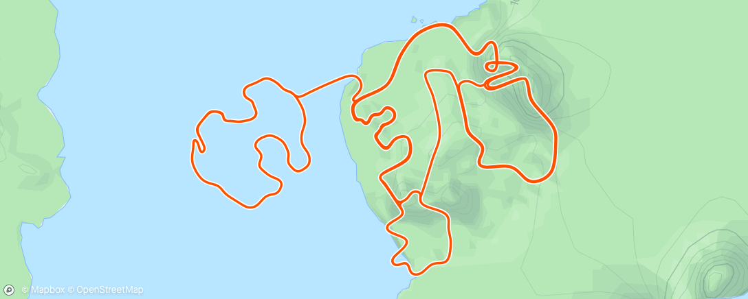 Map of the activity, Zwift - Split 2/3 in Watopia