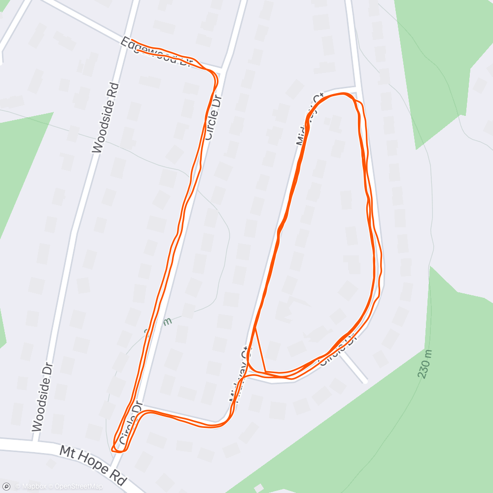 Map of the activity
