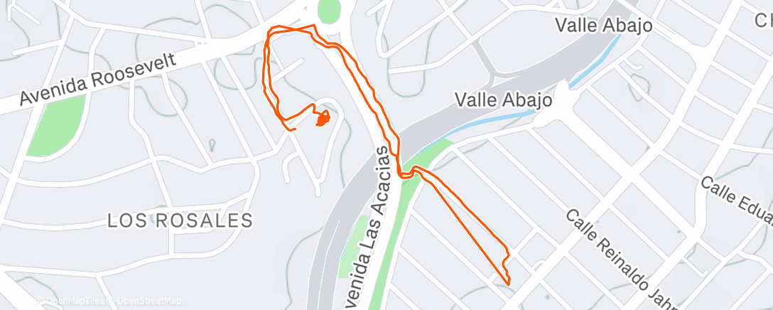 Карта физической активности (Caminata de mañana)